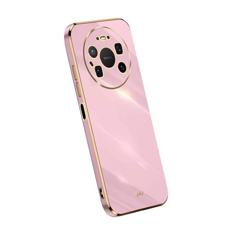 For Huawei Mate 80 Pro Max XINLI Straight Edge 6D Electroplate TPU Phone Case