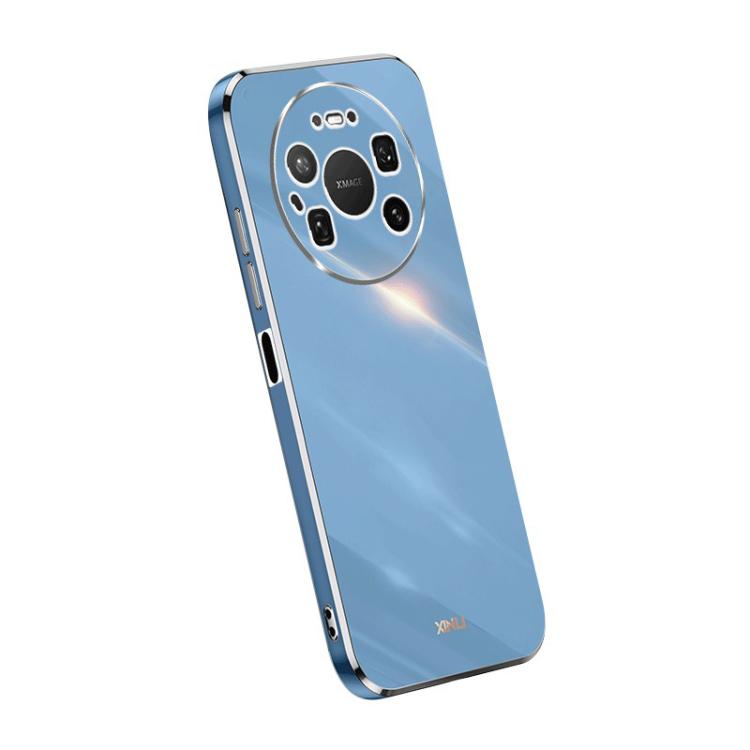 For Huawei Mate 80 Pro Max XINLI Straight Edge 6D Electroplate TPU Phone Case