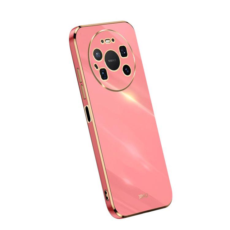 For Huawei Mate 80 Pro Max XINLI Straight Edge 6D Electroplate TPU Phone Case
