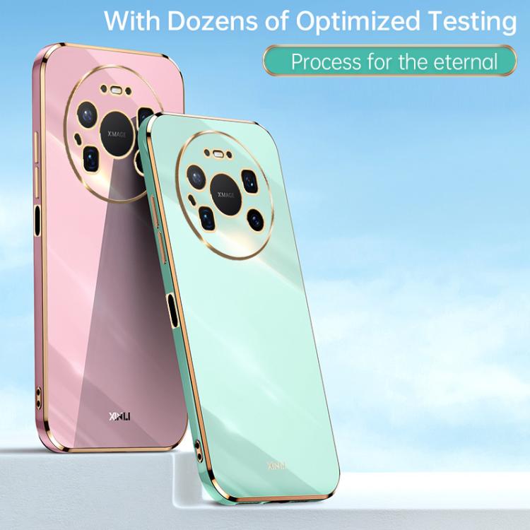For Huawei Mate 80 Pro Max XINLI Straight Edge 6D Electroplate TPU Phone Case