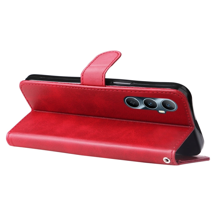 For Realme C65 4G Fashion Calf Texture Zipper Leather Phone Case