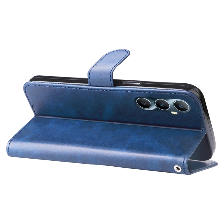 For Realme C65 4G Fashion Calf Texture Zipper Leather Phone Case
