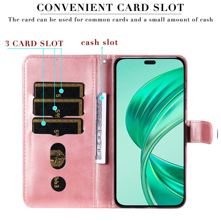 For Realme C63 / C61  / Note 60 Fashion Calf Texture Zipper Leather Phone Case