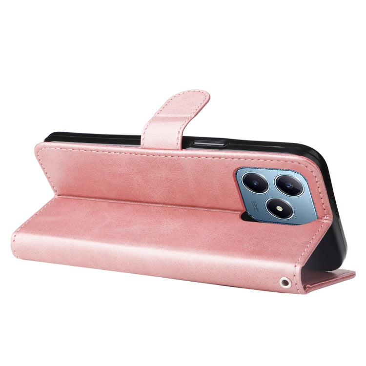 For Realme C63 / C61  / Note 60 Fashion Calf Texture Zipper Leather Phone Case