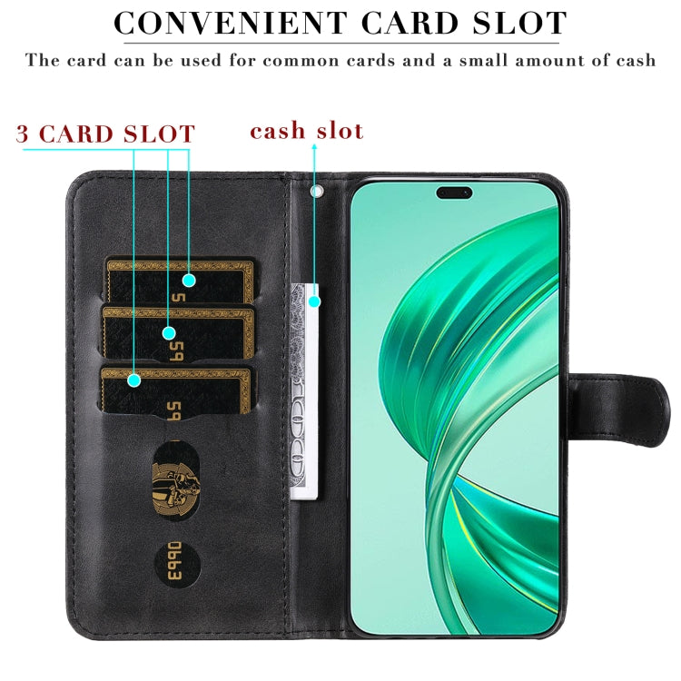 For Realme C63 / C61  / Note 60 Fashion Calf Texture Zipper Leather Phone Case