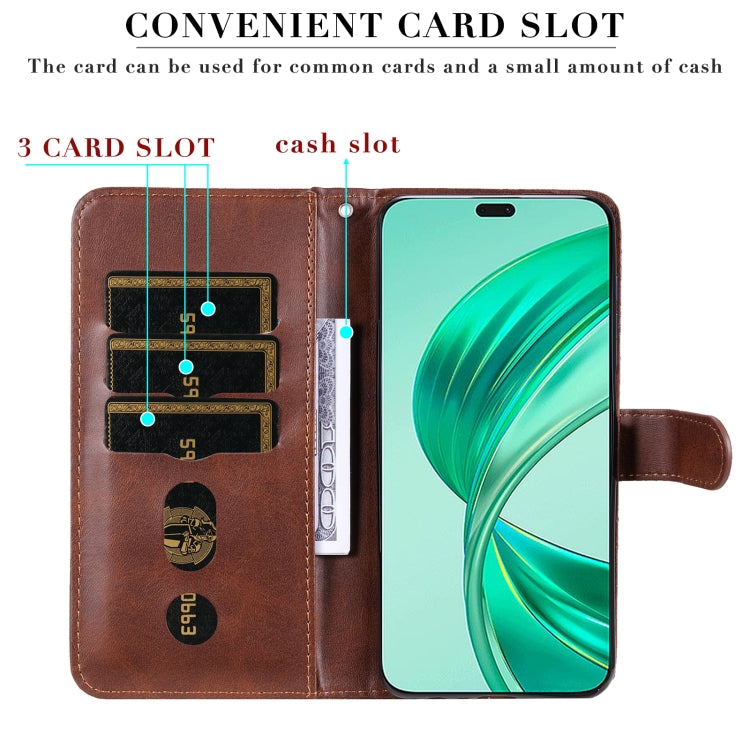 For Realme C63 / C61  / Note 60 Fashion Calf Texture Zipper Leather Phone Case