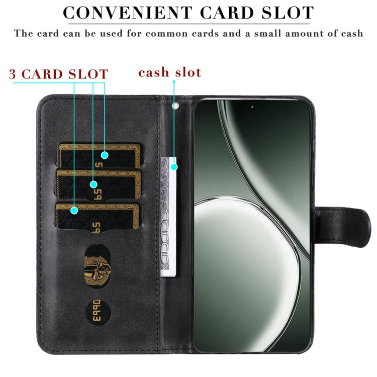 For Realme GT 6 / GT Neo6 SE Fashion Calf Texture Zipper Leather Phone Case