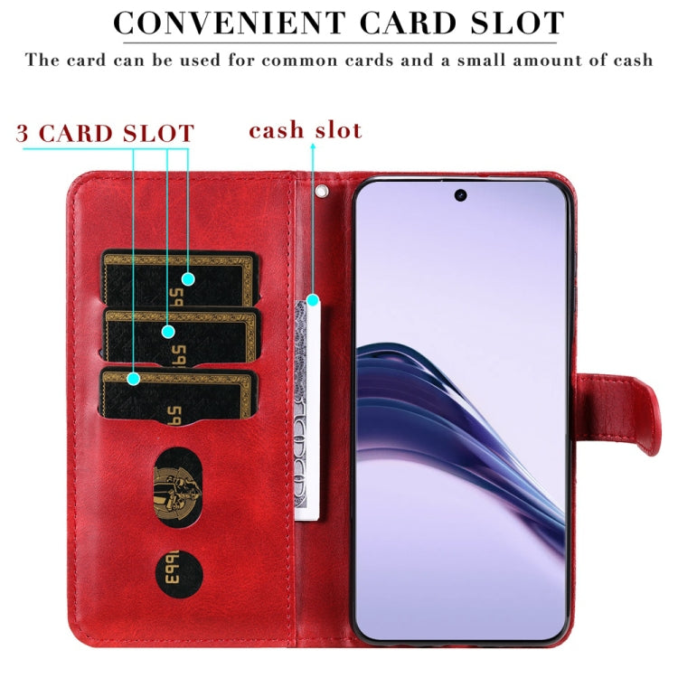 For Realme 13 Pro / 13 Pro+ / P1 Pro Global Fashion Calf Texture Zipper Leather Phone Case
