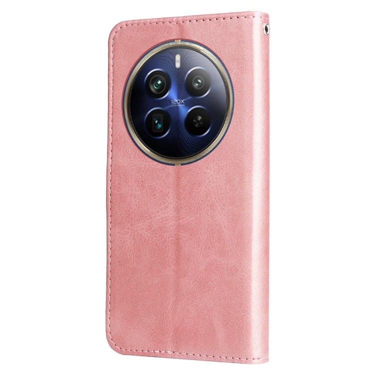 For Realme 13 Pro / 13 Pro+ / P1 Pro Global Fashion Calf Texture Zipper Leather Phone Case