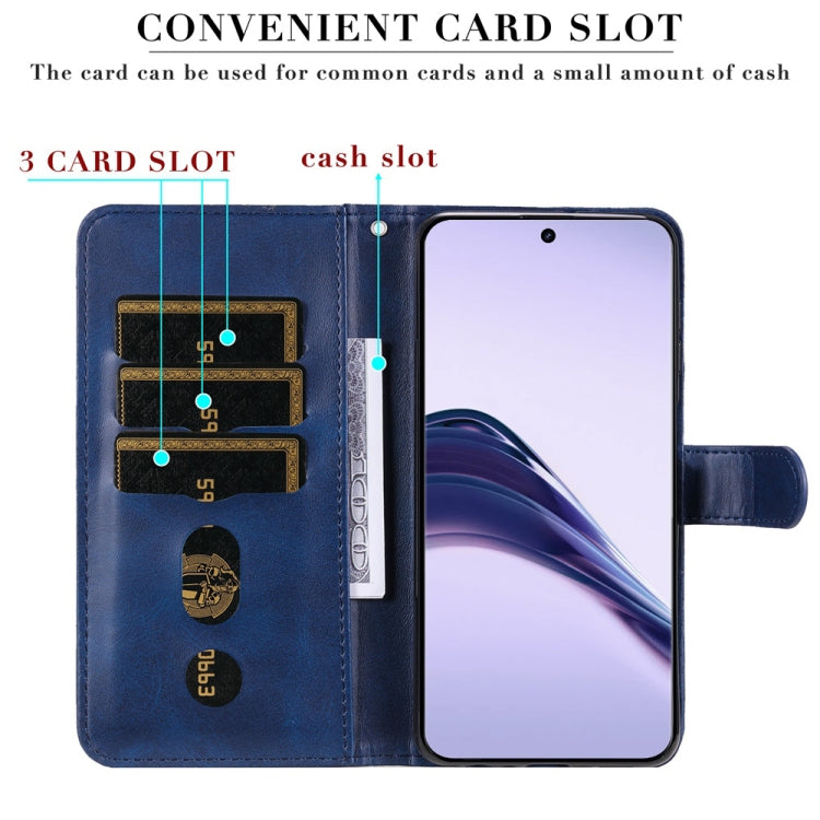 For Realme 13 Pro / 13 Pro+ / P1 Pro Global Fashion Calf Texture Zipper Leather Phone Case