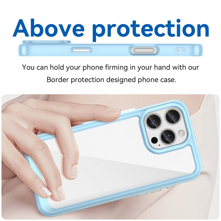 For iPhone 16 Pro Max Colorful Series Acrylic + TPU Phone Case