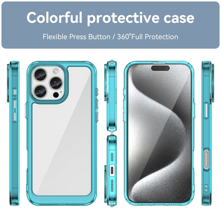 For iPhone 16 Pro Max Colorful Series Acrylic + TPU Phone Case