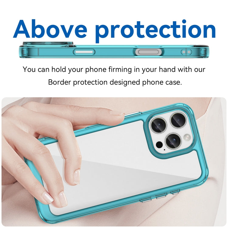 For iPhone 16 Pro Max Colorful Series Acrylic + TPU Phone Case