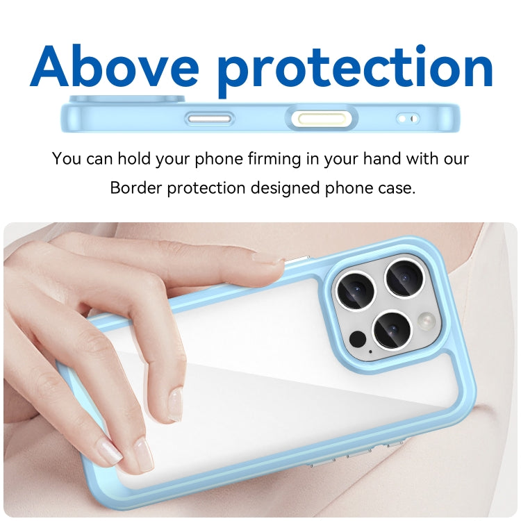 For iPhone 16 Pro Colorful Series Acrylic + TPU Phone Case