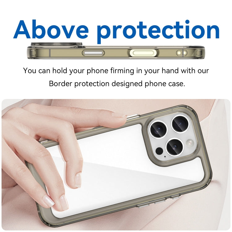 For iPhone 16 Pro Colorful Series Acrylic + TPU Phone Case