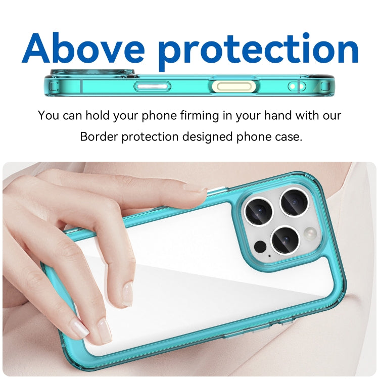 For iPhone 16 Pro Colorful Series Acrylic + TPU Phone Case
