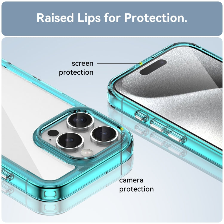 For iPhone 16 Pro Colorful Series Acrylic + TPU Phone Case