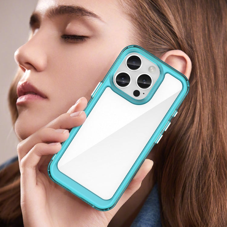 For iPhone 16 Pro Colorful Series Acrylic + TPU Phone Case