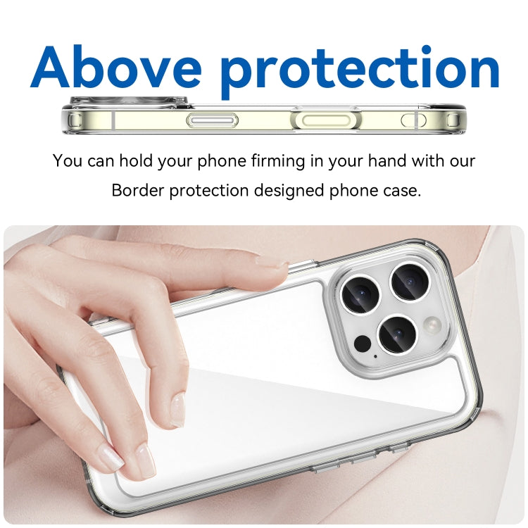For iPhone 16 Pro Colorful Series Acrylic + TPU Phone Case