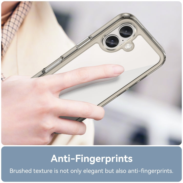 For iPhone 16 Plus Colorful Series Acrylic + TPU Phone Case