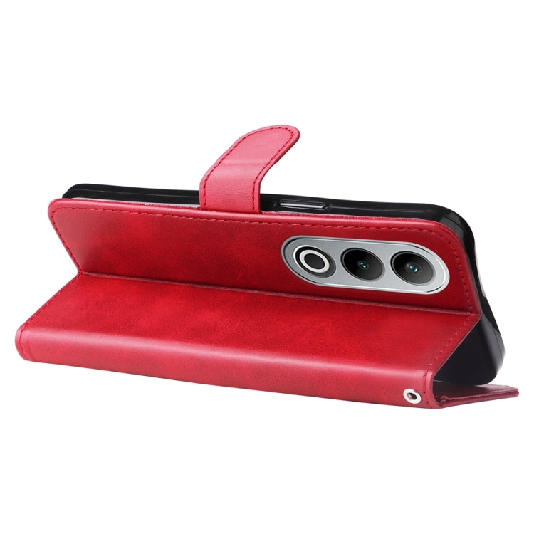 For OPPO K12 Fashion Calf Texture Zipper Leather Phone Case
