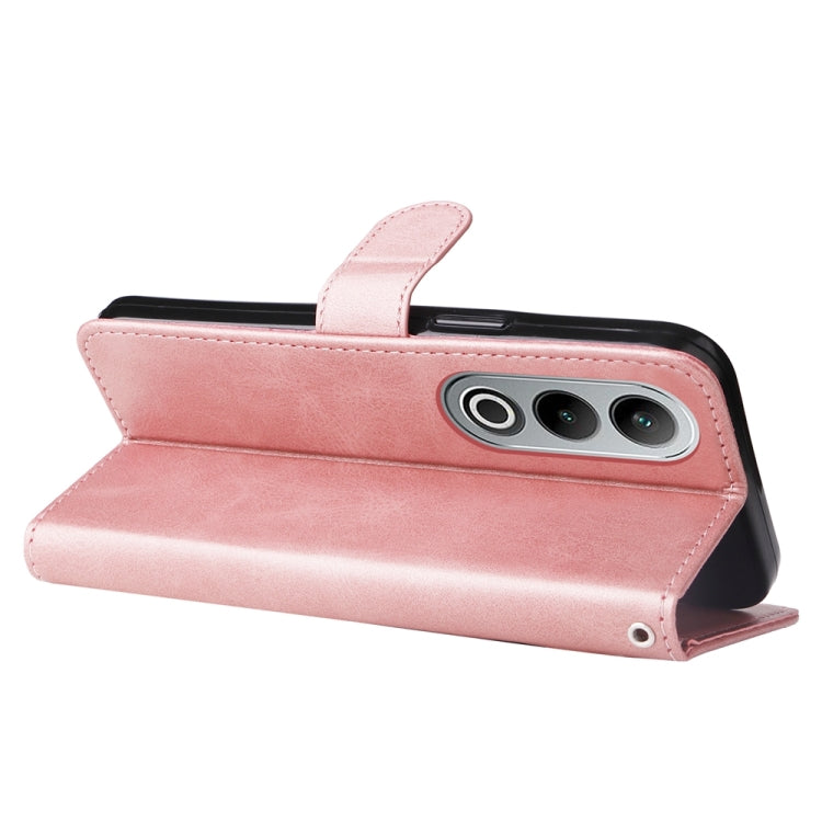 For OPPO K12 Fashion Calf Texture Zipper Leather Phone Case