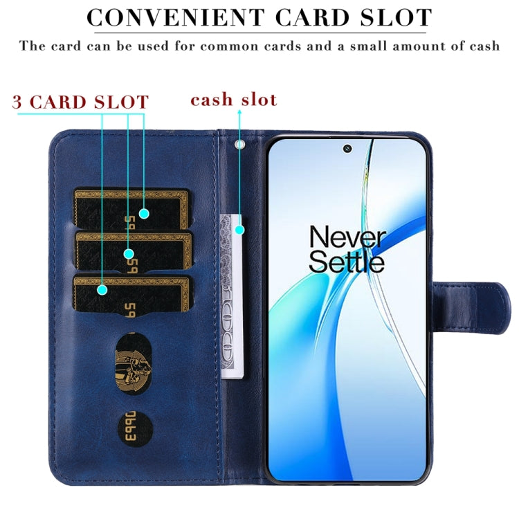 For OPPO K12 Fashion Calf Texture Zipper Leather Phone Case