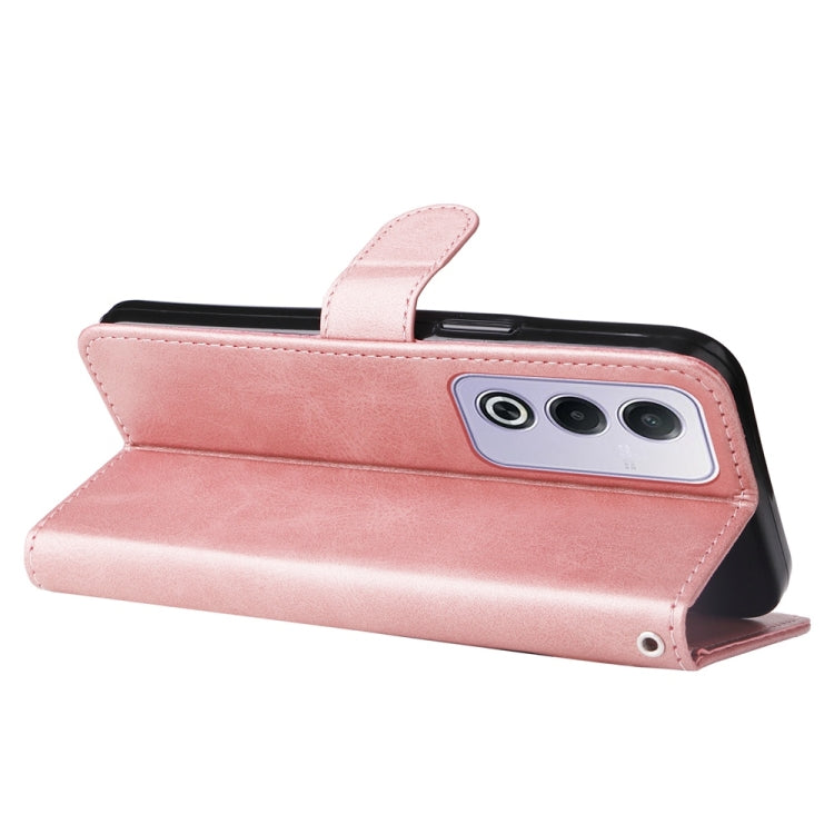 For OPPO A3 Pro 5G Global / India Fashion Calf Texture Zipper Leather Phone Case