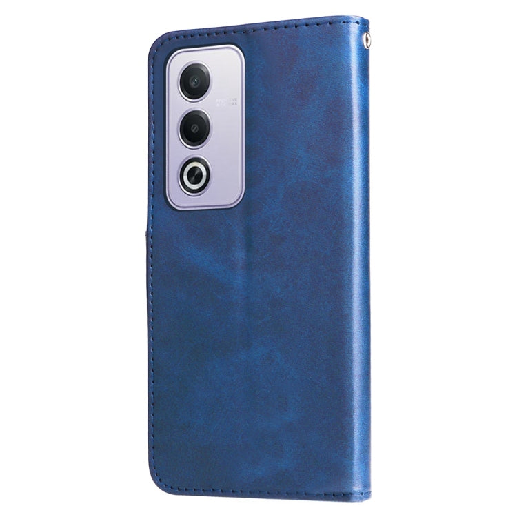 For OPPO A3 Pro 5G Global / India Fashion Calf Texture Zipper Leather Phone Case
