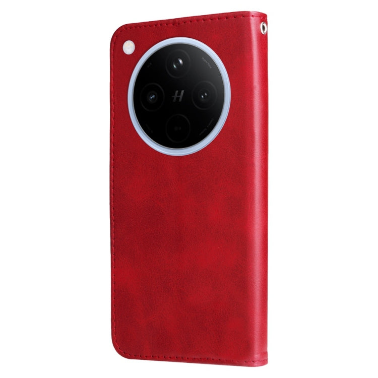 For OPPO Find X8 Fashion Calf Texture Zipper Leather Phone Case