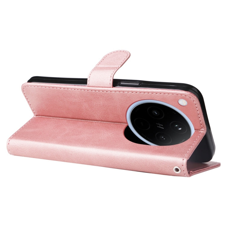 For OPPO Find X8 Fashion Calf Texture Zipper Leather Phone Case