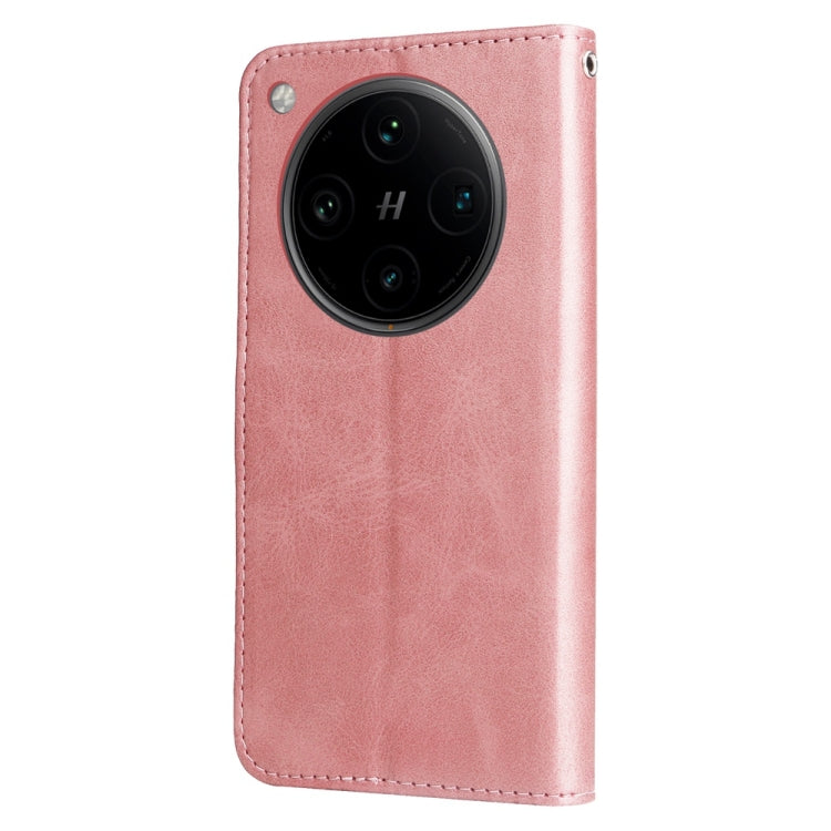 For OPPO Find X8 Pro Fashion Calf Texture Zipper Leather Phone Case