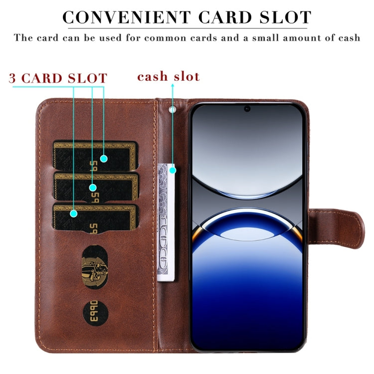 For OPPO Find X8 Pro Fashion Calf Texture Zipper Leather Phone Case