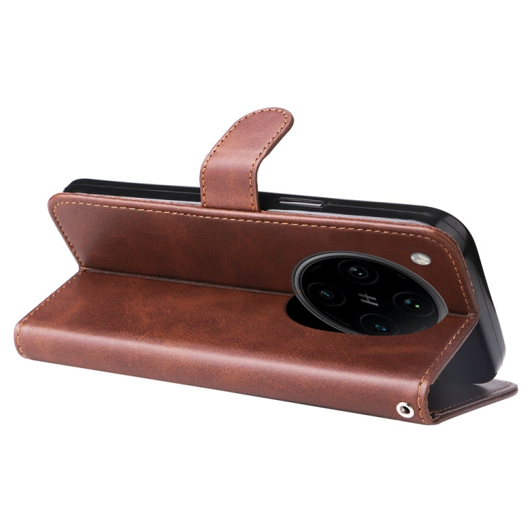 For OPPO Find X8 Pro Fashion Calf Texture Zipper Leather Phone Case