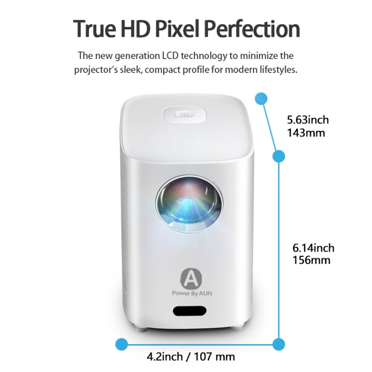 AUN A001 Pro 4K Android TV Home Theater Portable LED Projector Game Beamer