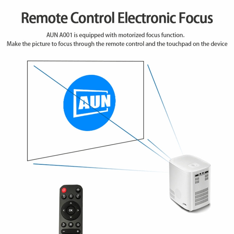 AUN A001 Pro 4K Android TV Home Theater Portable LED Projector Game Beamer