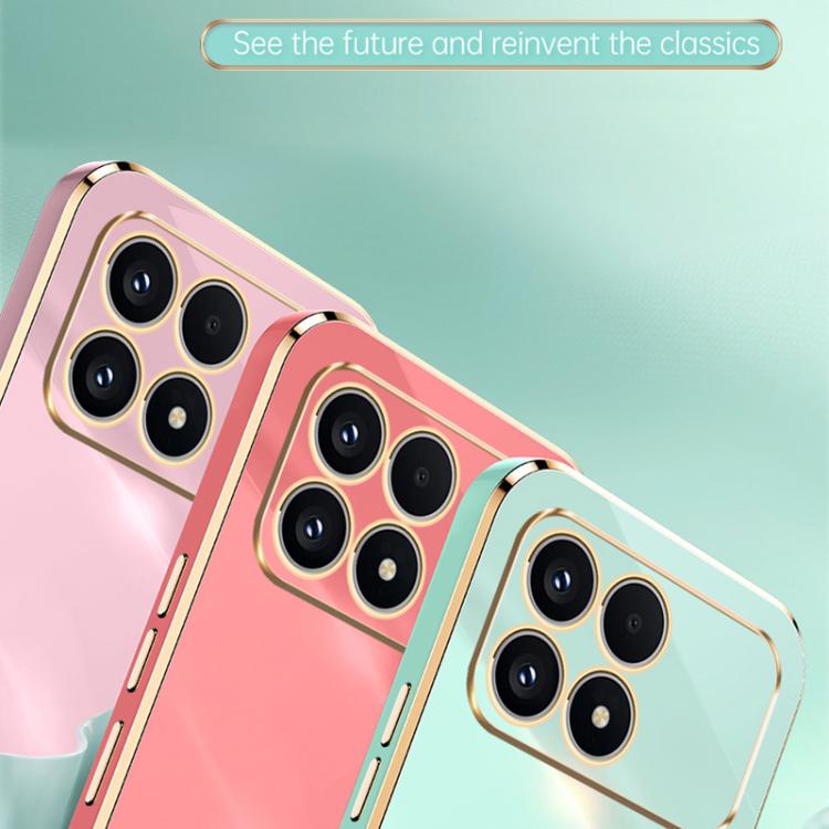 For Redmi K90 / Poco F8 Pro XINLI Straight Edge 6D Electroplate TPU Phone Case