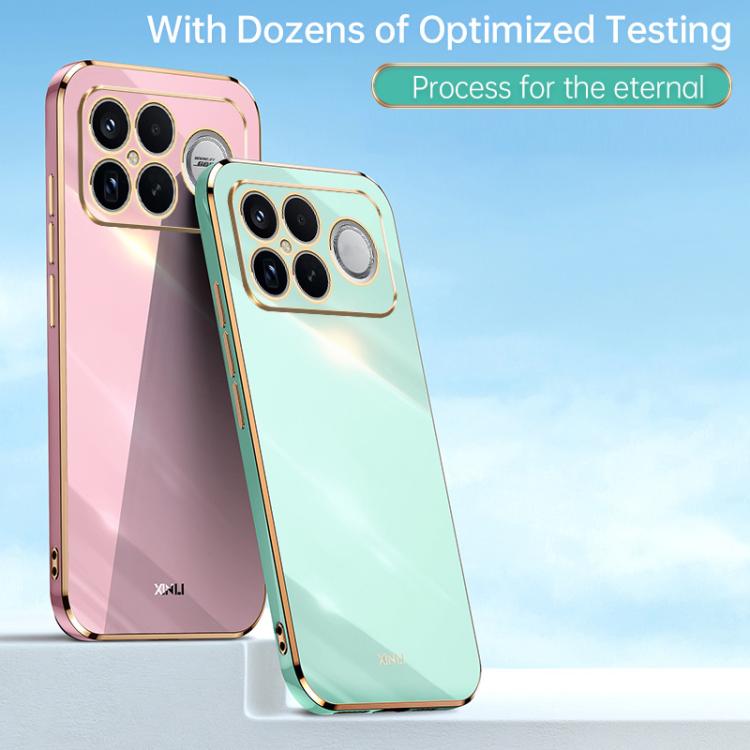 For Redmi K90 Pro Max / Poco F8 Ultra XINLI Straight Edge 6D Electroplate TPU Phone Case