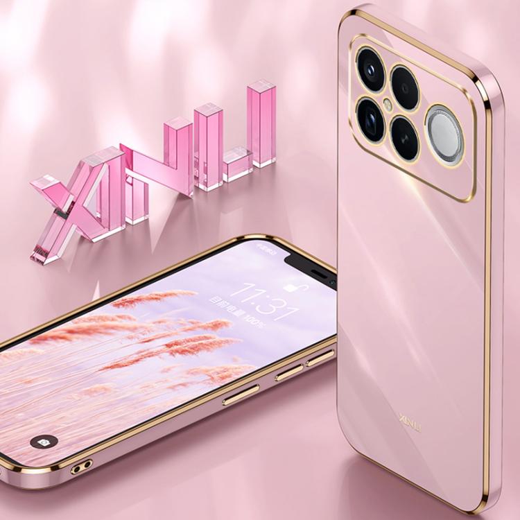 For Redmi K90 Pro Max / Poco F8 Ultra XINLI Straight Edge 6D Electroplate TPU Phone Case