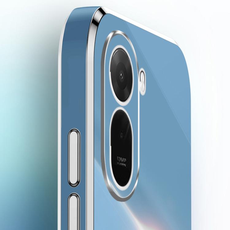 For Redmi A7 Pro 4G/5G 171mm / Poco C85x 5G XINLI Straight Edge 6D Electroplate TPU Phone Case