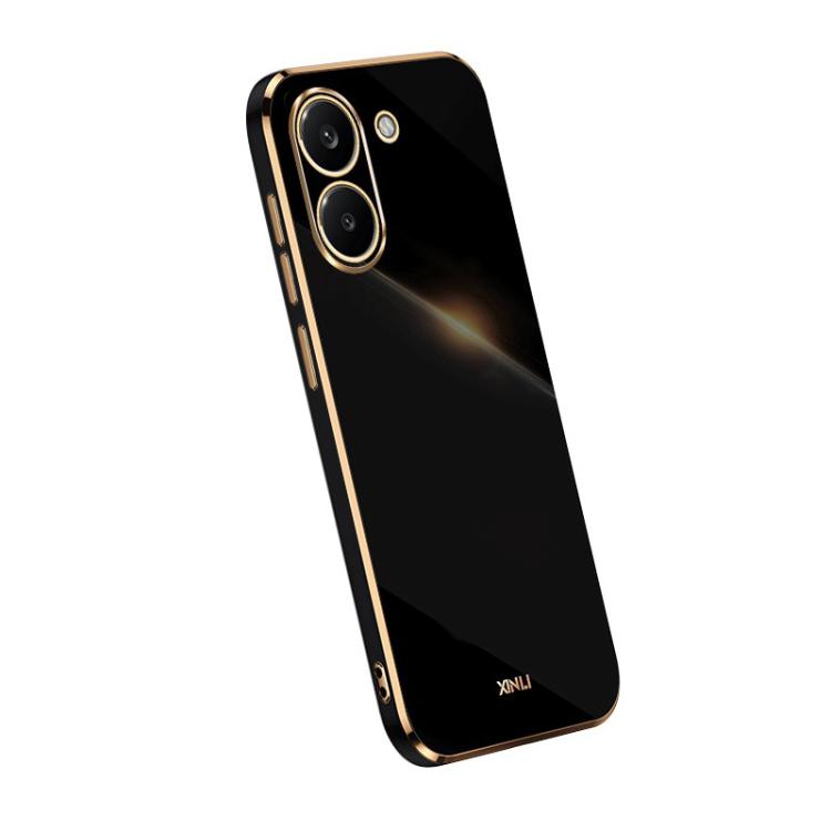 For Redmi Turbo 5 5G/Poco X8 Pro 5G XINLI Straight Edge 6D Electroplate TPU Phone Case