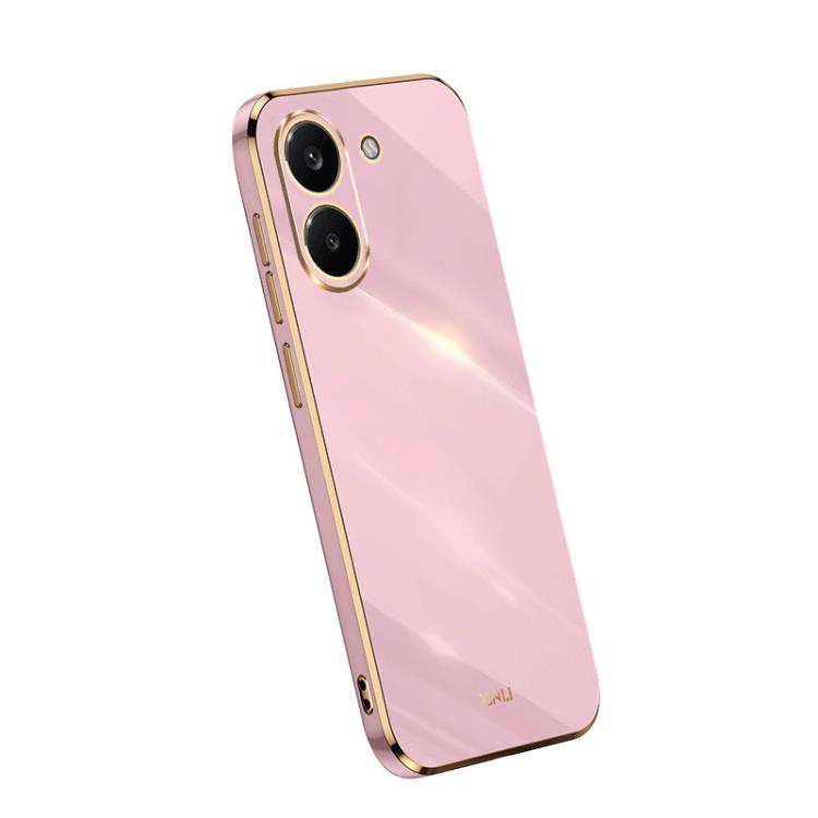 For Redmi Turbo 5 5G/Poco X8 Pro 5G XINLI Straight Edge 6D Electroplate TPU Phone Case