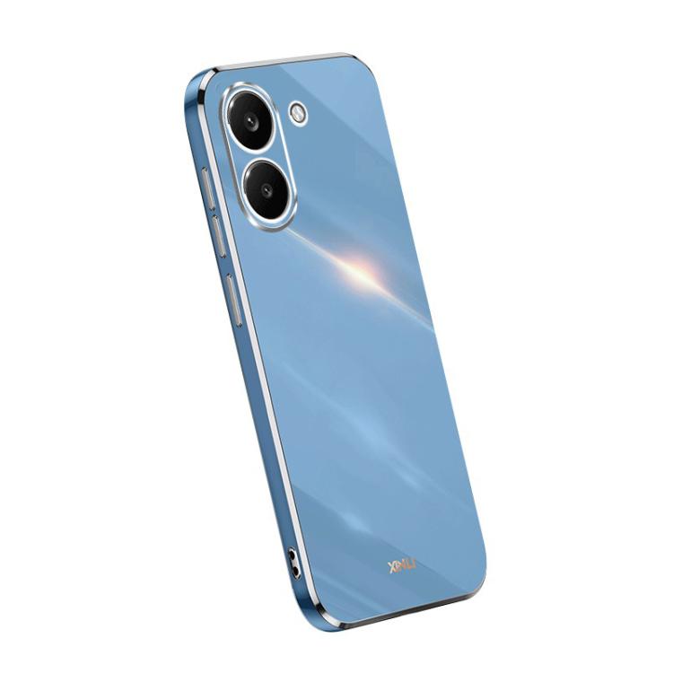 For Redmi Turbo 5 5G/Poco X8 Pro 5G XINLI Straight Edge 6D Electroplate TPU Phone Case