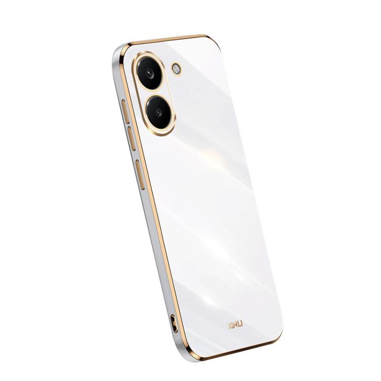For Redmi Turbo 5 5G/Poco X8 Pro 5G XINLI Straight Edge 6D Electroplate TPU Phone Case