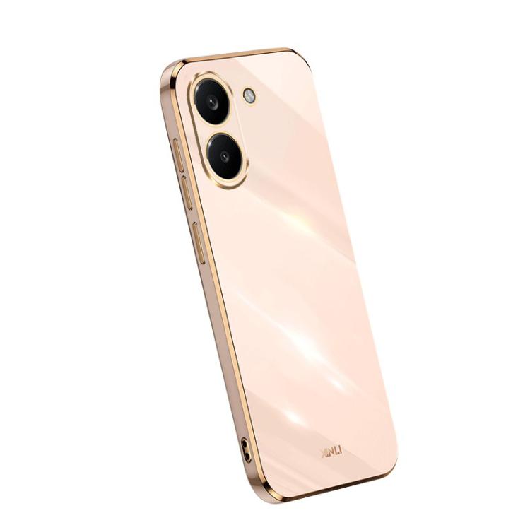 For Redmi Turbo 5 5G/Poco X8 Pro 5G XINLI Straight Edge 6D Electroplate TPU Phone Case