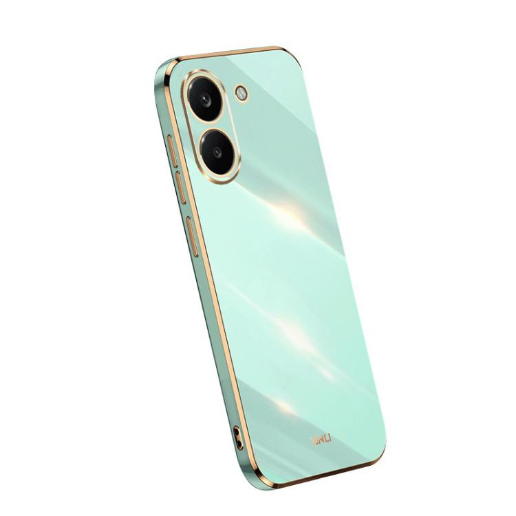 For Redmi Turbo 5 5G/Poco X8 Pro 5G XINLI Straight Edge 6D Electroplate TPU Phone Case
