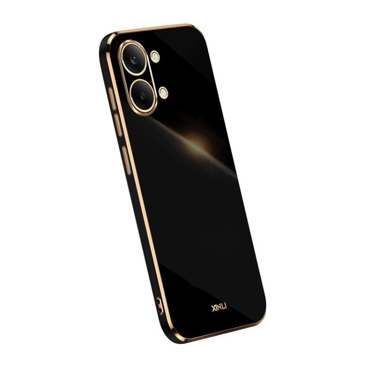 For Redmi Turbo 5 Max 5G/Poco X8 Pro Max 5G XINLI Straight Edge 6D Electroplate TPU Phone Case