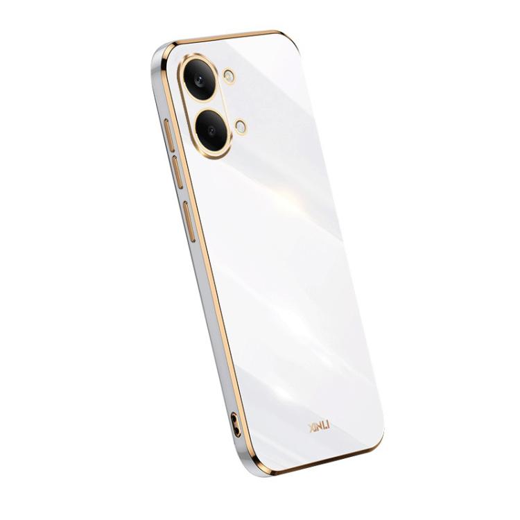 For Redmi Turbo 5 Max 5G/Poco X8 Pro Max 5G XINLI Straight Edge 6D Electroplate TPU Phone Case