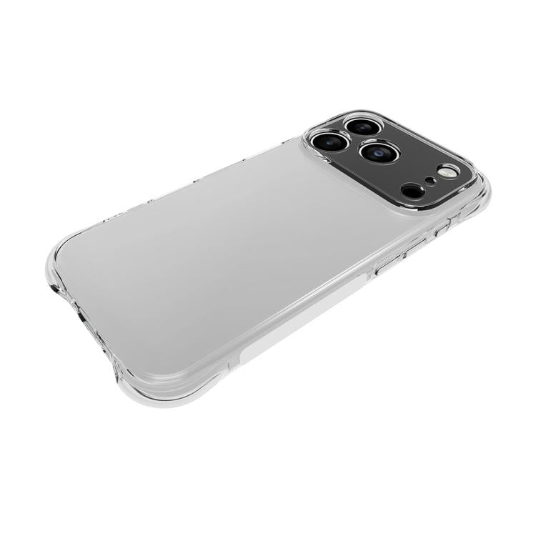 For iPhone 17 Pro Shockproof Non-slip Thickening TPU Phone Case - Transparent
