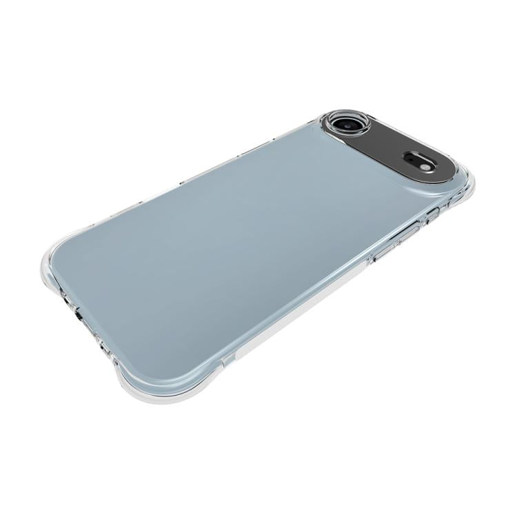 For iPhone Air Shockproof Non-slip Thickening TPU Phone Case - Transparent